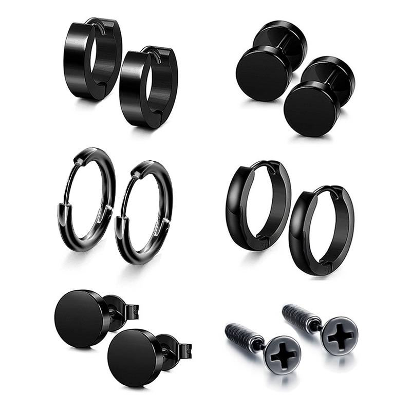 Street Fashion Earrings - 1 stuk heren punk oorring van