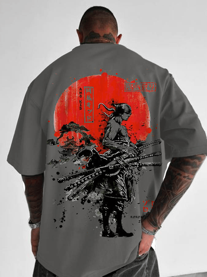 Street Fashion Magazine - Een Stuk Actie Anime Zoro Print