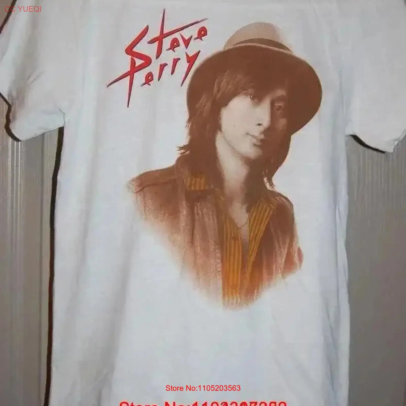 Street Fashion Magazine - Steve Perry Concert Heren T-shirt Wit