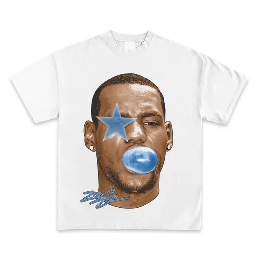 Street Fashion Magazine - Lebron James Bubble Gum Bootleg grafisch
