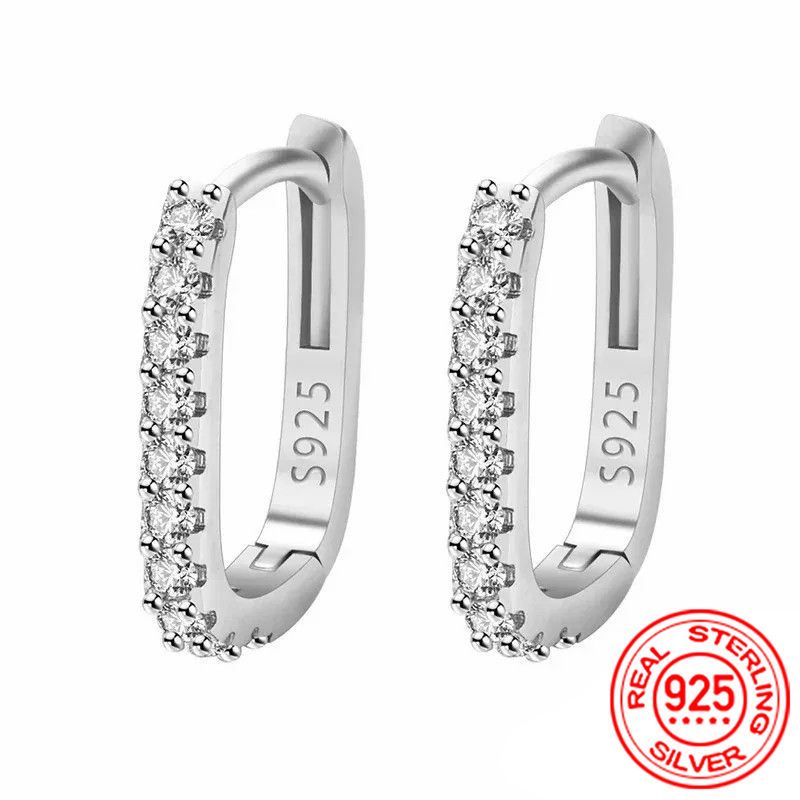 Street Fashion Earrings - Hoogwaardige 925 sterling zilveren kristallen mode