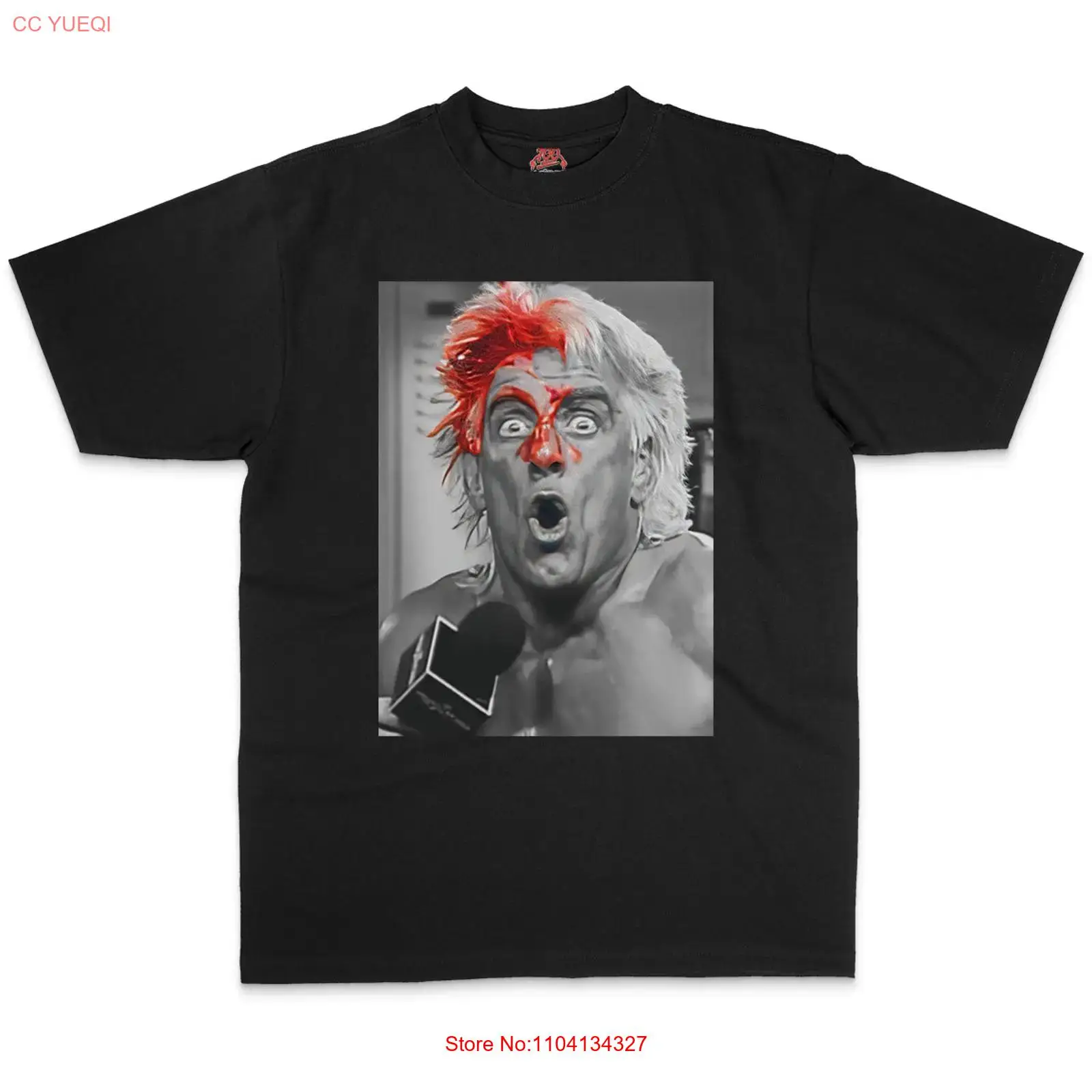 Street Fashion Types - RIC FLAIR TSHIRT ZELDZAME vintage gewassen