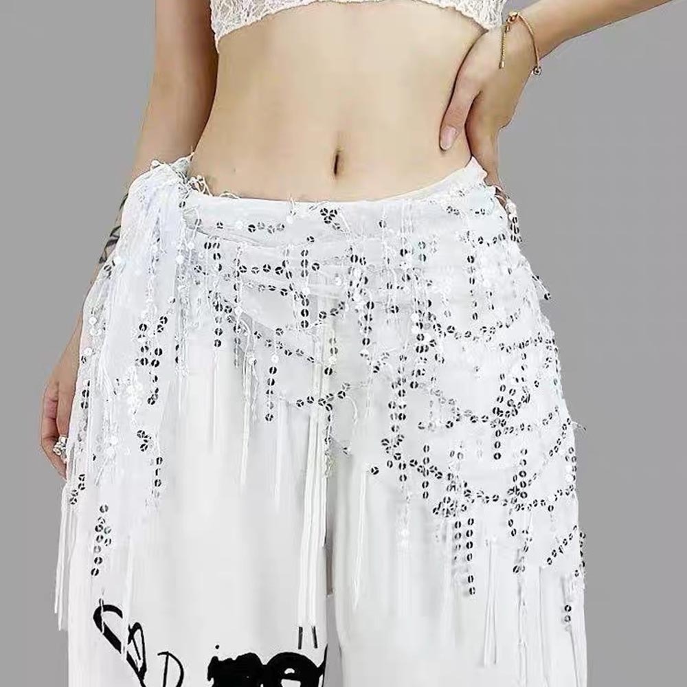 Street Fashion India - Jazzdans Danser Rok Mode Pailletten Buikdansriem