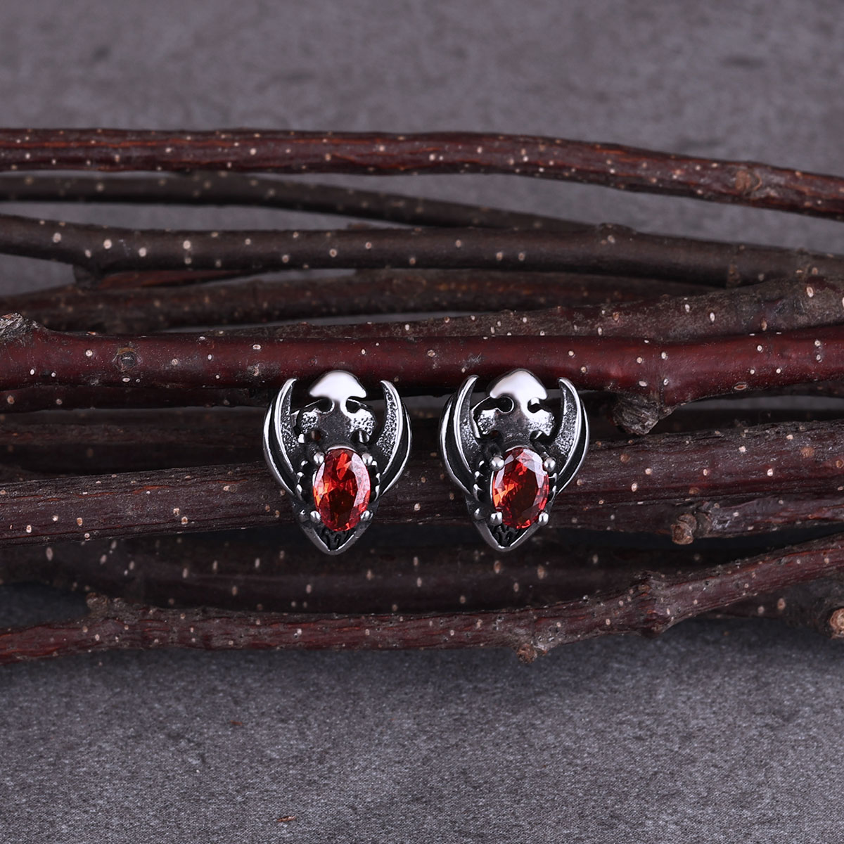 Street Fashion Earrings - Gepersonaliseerde Lieveheersbeestje Mode Rvs Oorbellen Voor