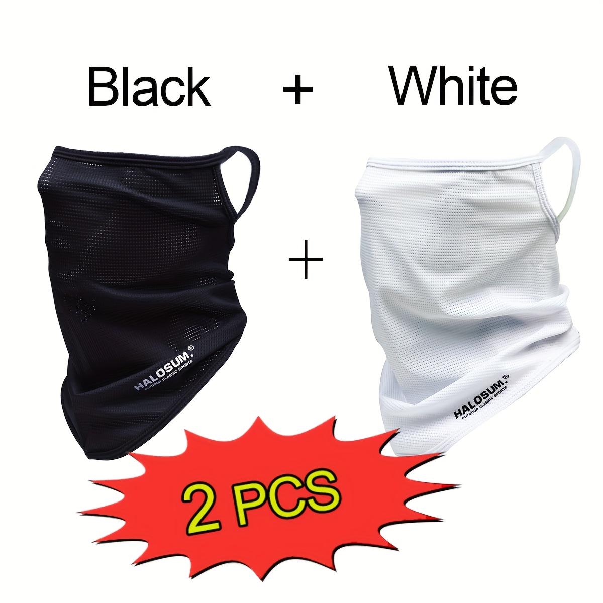 Street Fashion Kids - 1/2 Stuks Ijs Zijde Gezichtsmasker Ademend