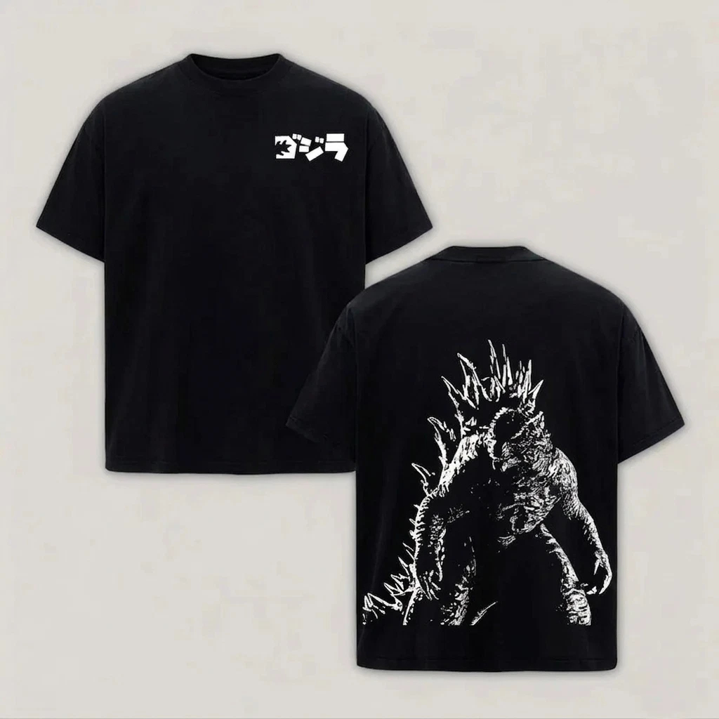 Street Fashion Magazine - Godzilla Geïnspireerd Kaiju Monster Retro Grafische