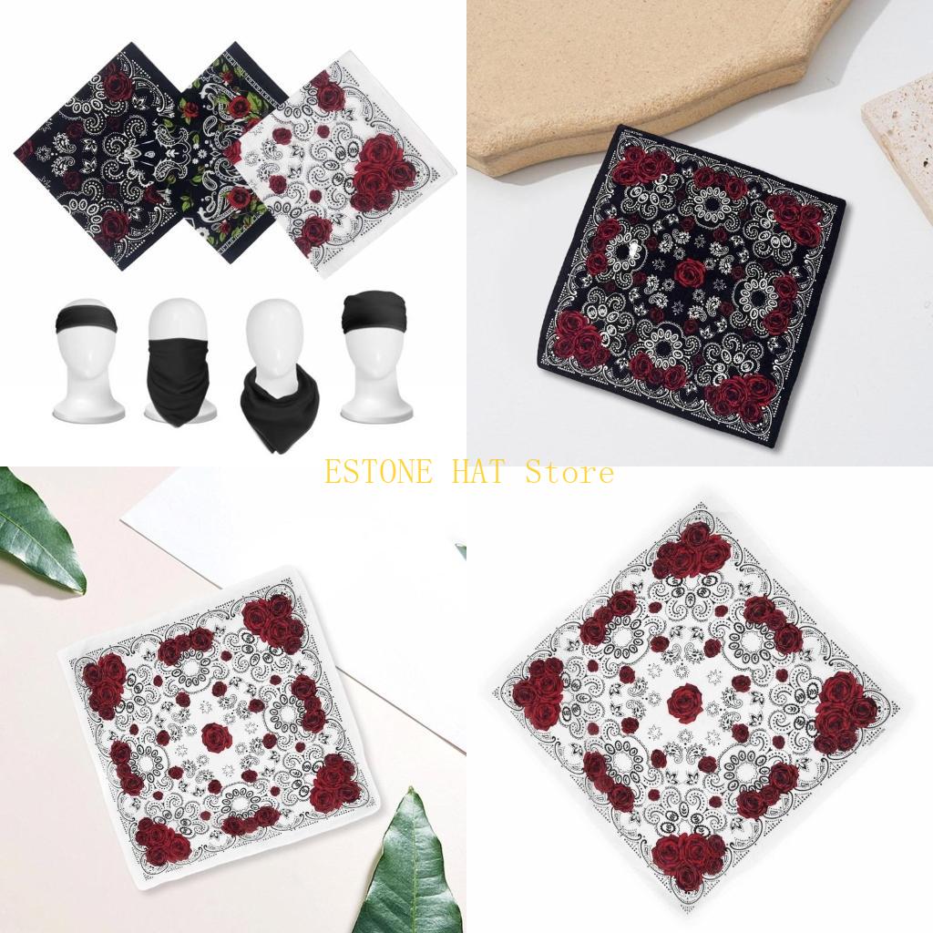 Street Fashion Photo - 49MF 21'' Rose Bandana hoofddoek hiphop