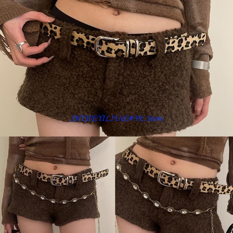 Street Fashion Reference - E21F Hot Girl-tailleband Western Cowgirl-stijl Skinny