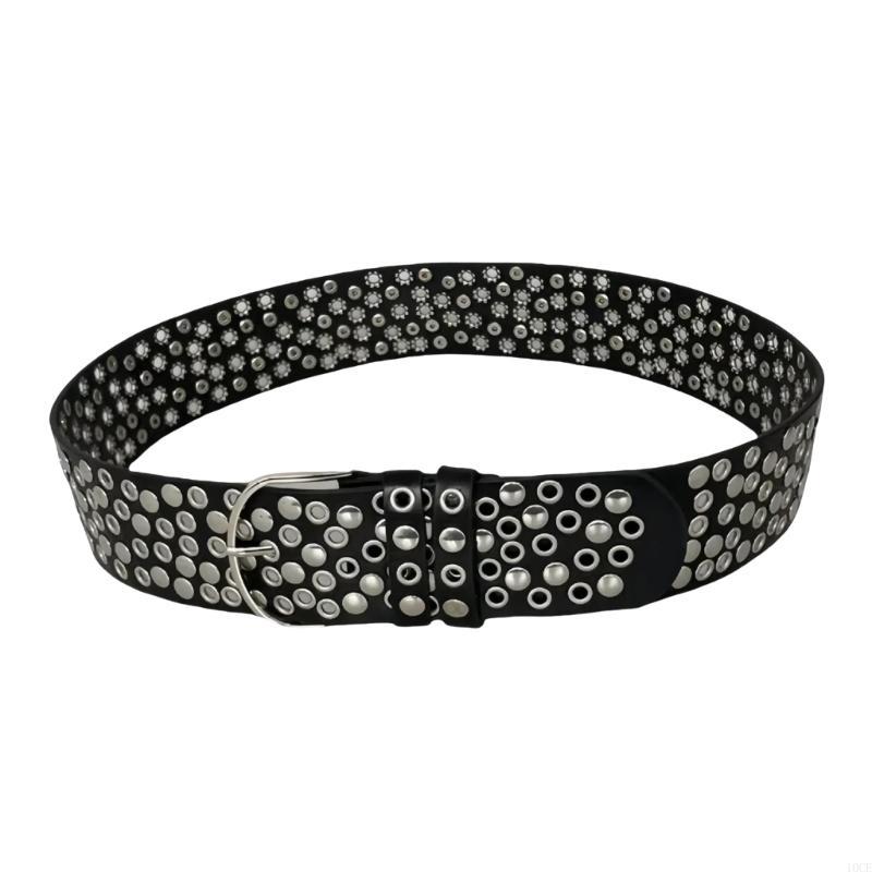 Street Fashion Reference - Punk Rivet Studded Belt met volledige