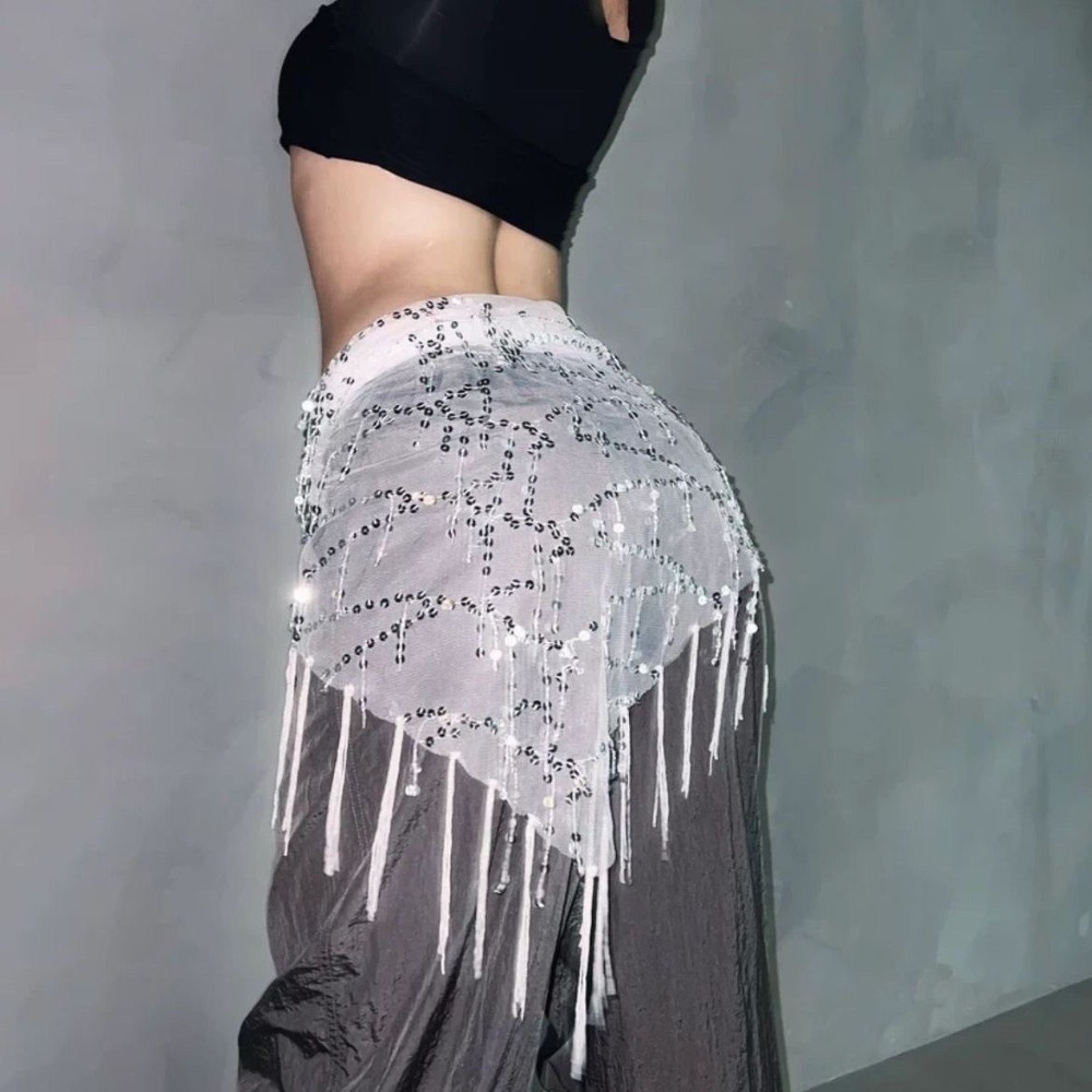 Street Fashion India - Mode Pailletten Buikdans Riem Jazzdans Street
