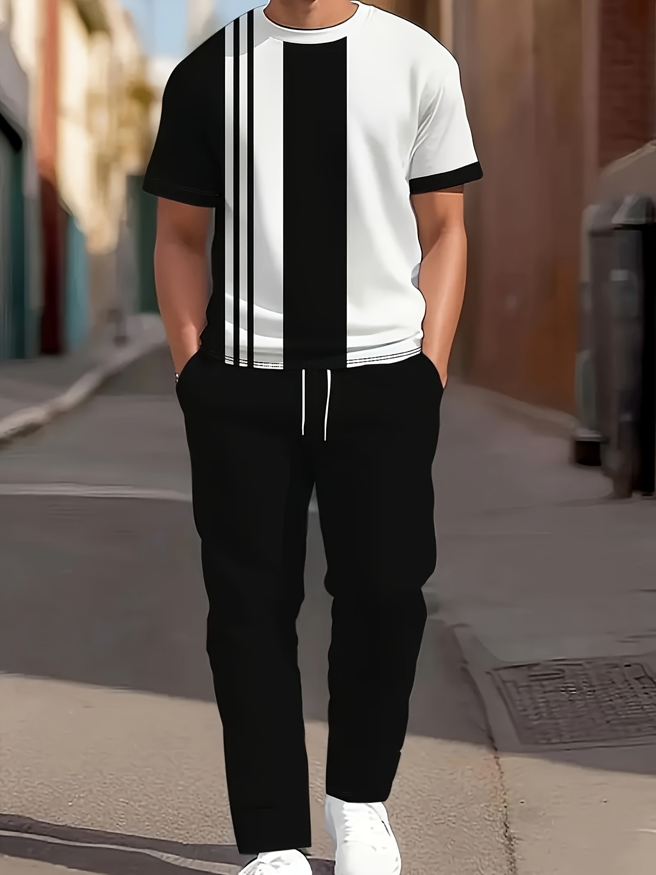 Street Fashion Style - Zomer 2026 Nieuwe Heren Korte Mouwen