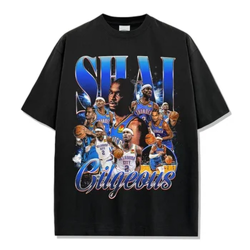 Street Fashion Magazine - Shai Gilgeous-Alexander Thunder Legend Grafisch T-shirt