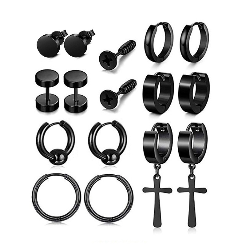 1 stuk heren punk oorring van  - Street Fashion Earrings recensie en prijs