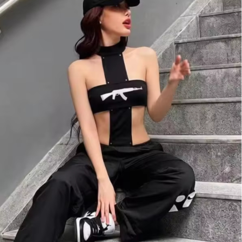 Sexy Y2K streetwear modieus pu - Street Fashion China Girl recensie en prijs