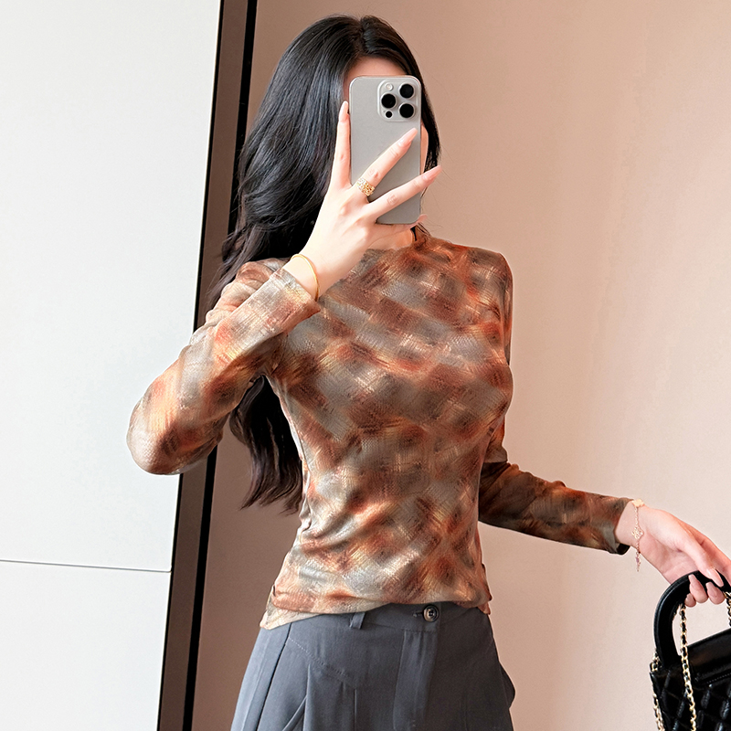 Y2K Mesh Top Dames Hoge Hals S - Street Fashion Photographers recensie en prijs