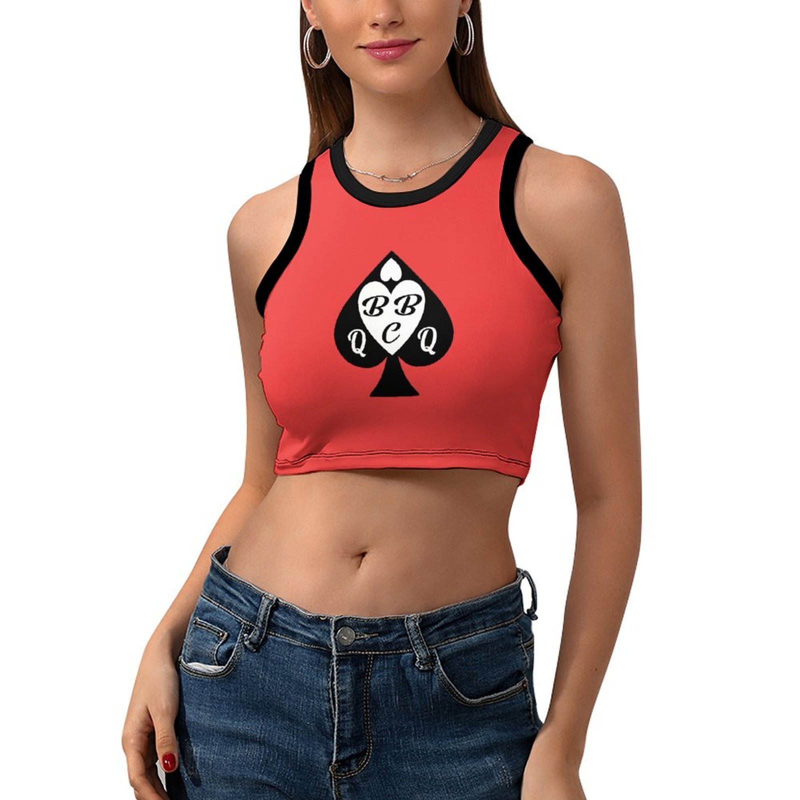 Trendy retro dames crop tankto - Queen Street Fashion recensie en prijs