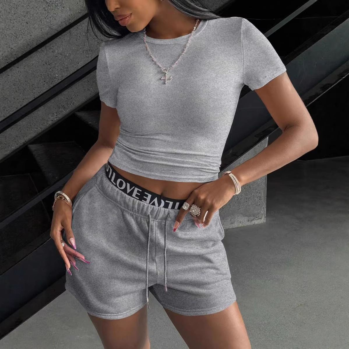 Mode Dames 2-delig Slim Fit Ko - Street Fashion China Girl recensie en prijs