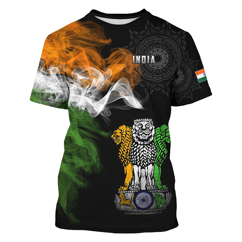 India Flag Print T-shirt Men's - Street Fashion India recensie en prijs