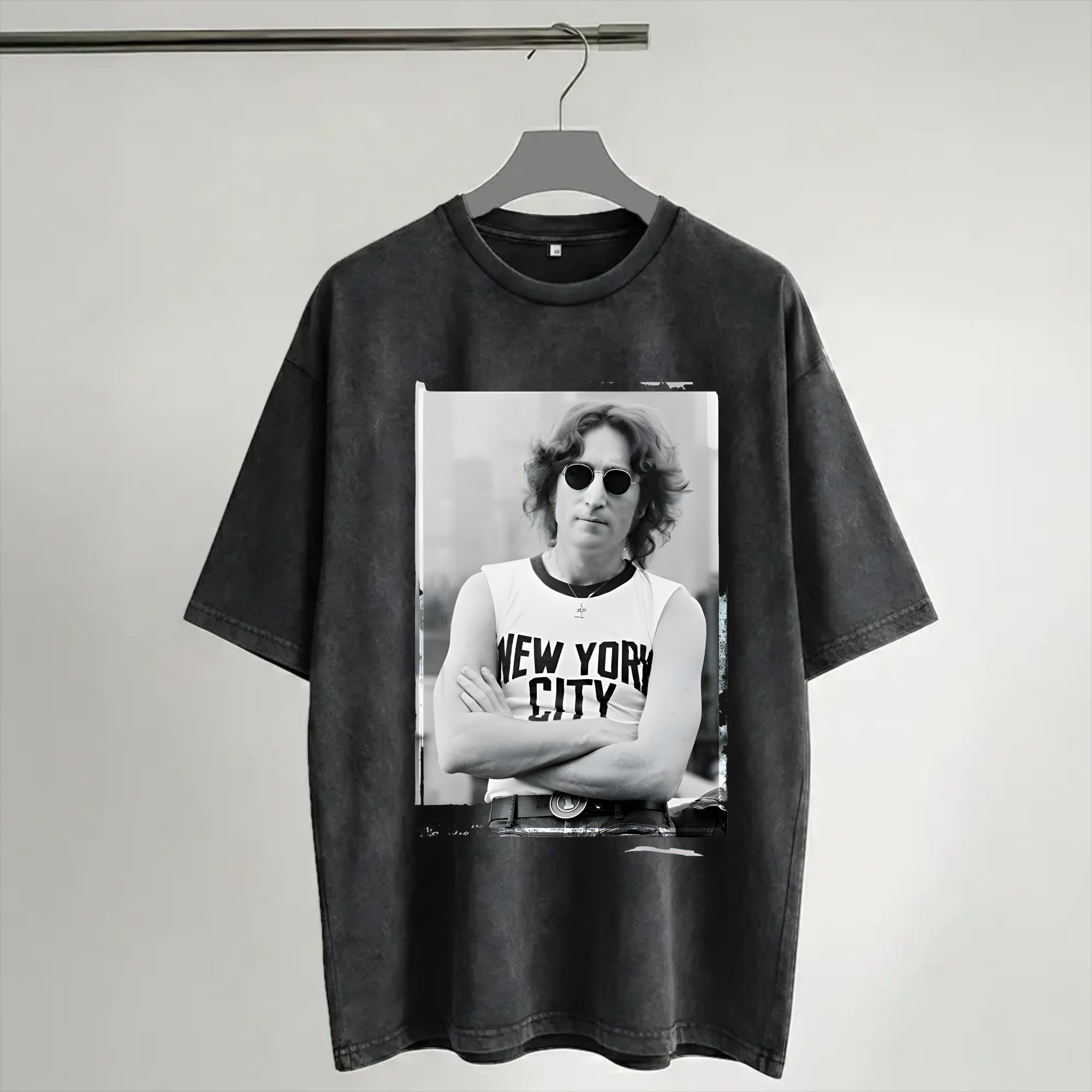 Harajuku gewassen shirt John L - Street Fashion In New York recensie en prijs