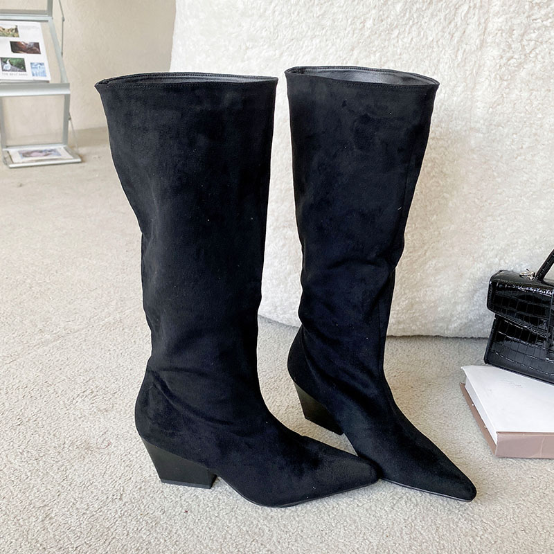 Mode Flock Dames Kniehoge Laar - Street Fashion Female recensie en prijs