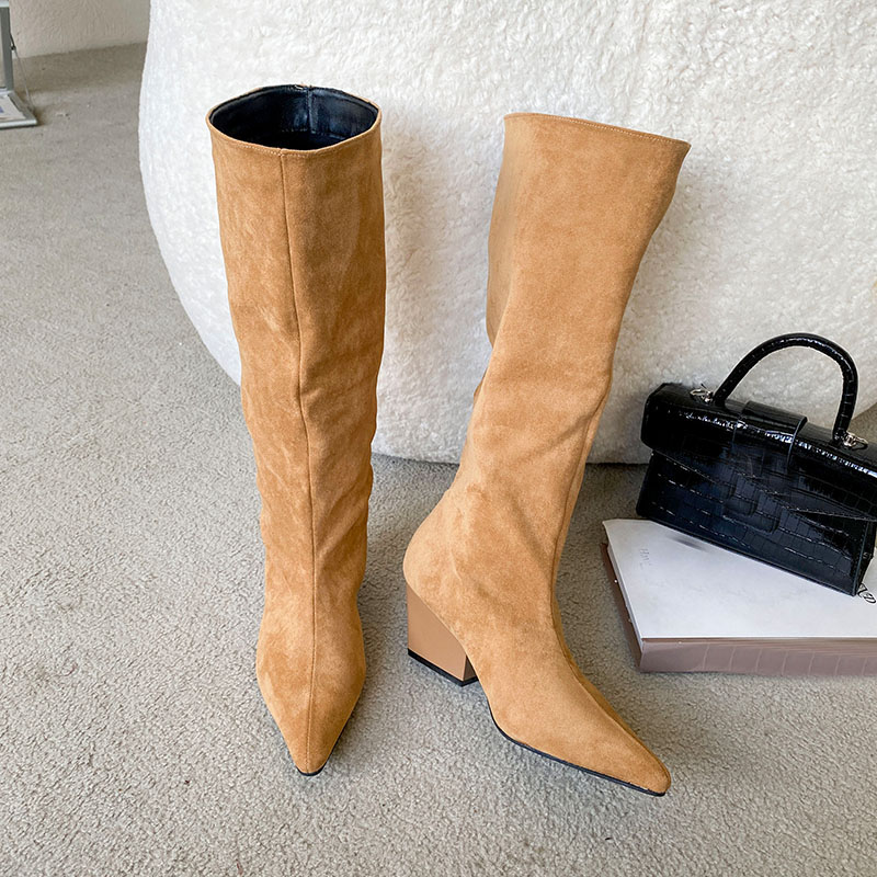 Mode Flock Dames Kniehoge Laar - Street Fashion Female recensie en prijs