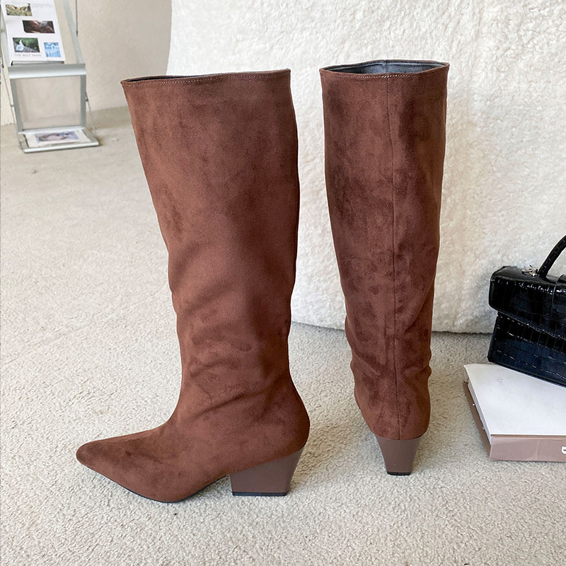 Mode Flock Dames Kniehoge Laar - Street Fashion Female recensie en prijs
