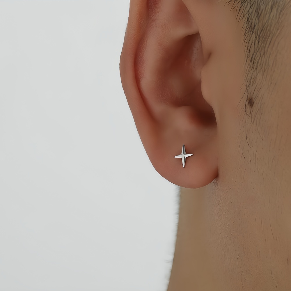 Eenvoudige Cross Stars Mannen  - Street Fashion Earrings recensie en prijs