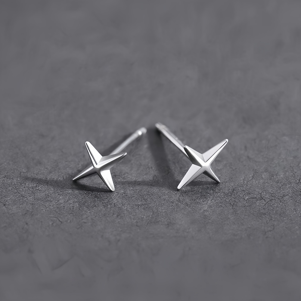 Eenvoudige Cross Stars Mannen  - Street Fashion Earrings recensie en prijs