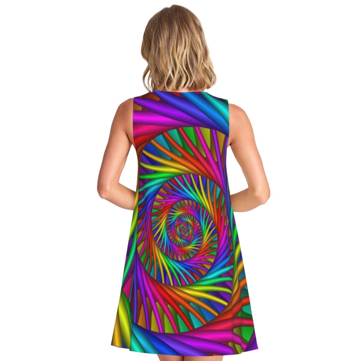 Regenboog psychedelische spira - Queen Street Fashion recensie en prijs