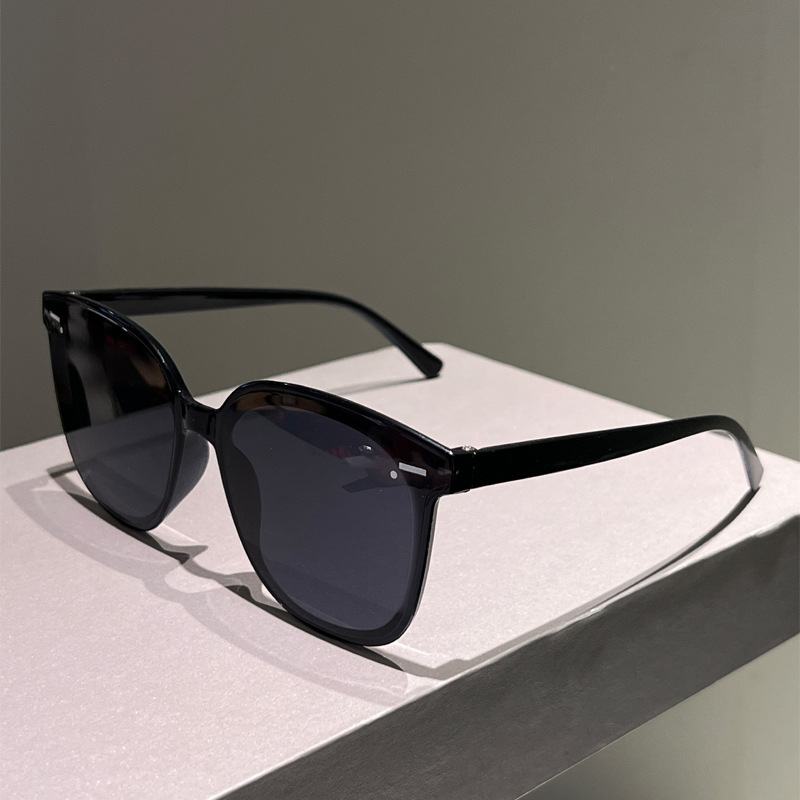 Heren luxe zwarte cat eye zonn - Street Fashion Photo recensie en prijs