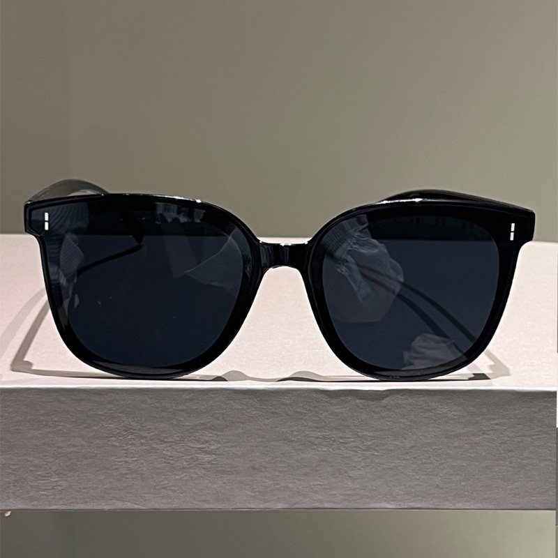 Heren luxe zwarte cat eye zonn - Street Fashion Photo recensie en prijs