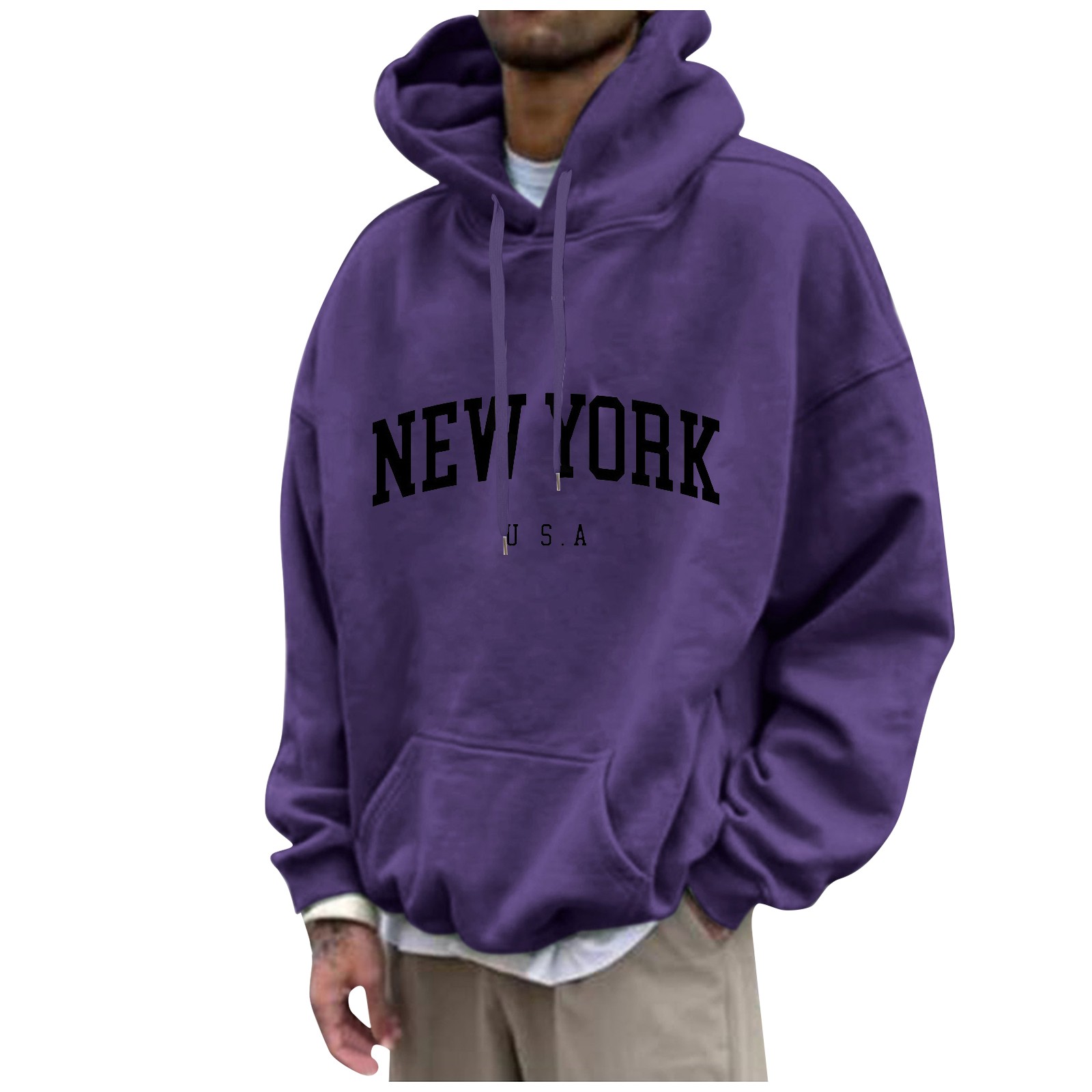 New York Print Heren Hoodies M - Street Fashion In New York recensie en prijs