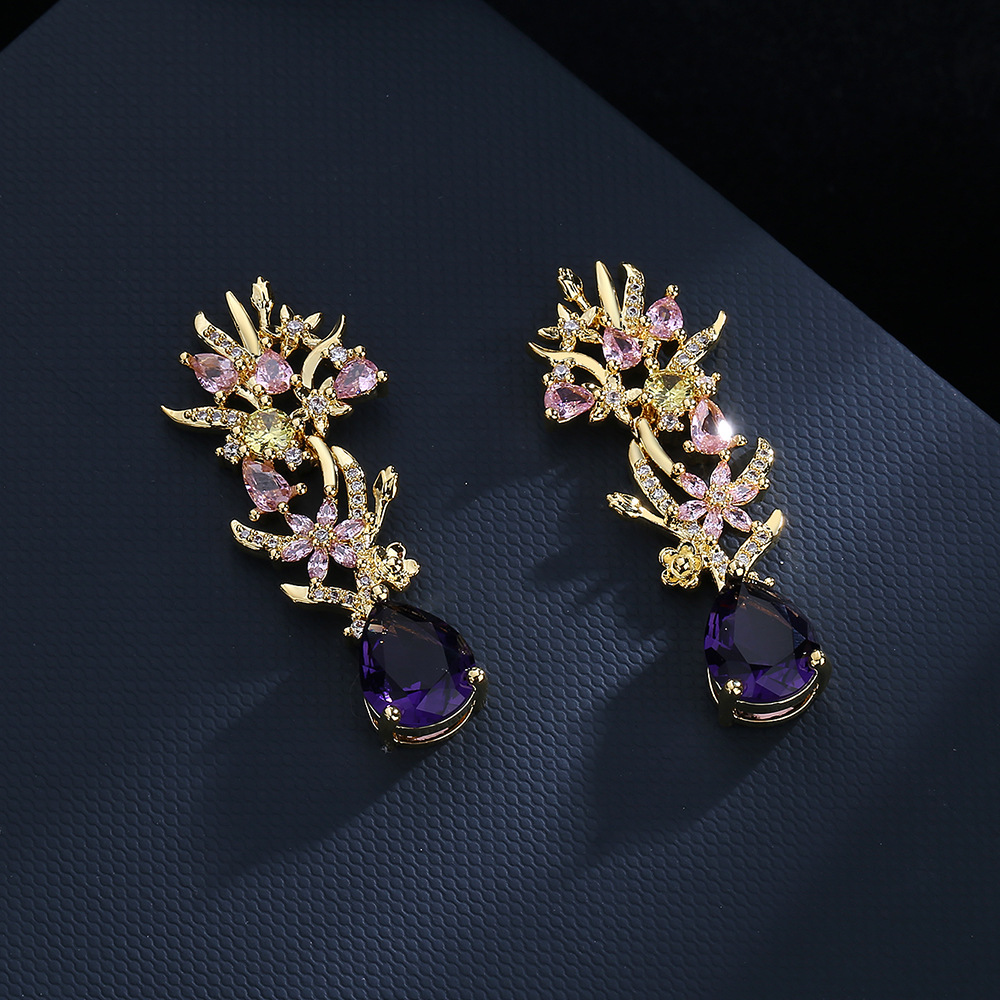 Overdreven Sfeer Zirkoon Bloem - Street Fashion Earrings recensie en prijs