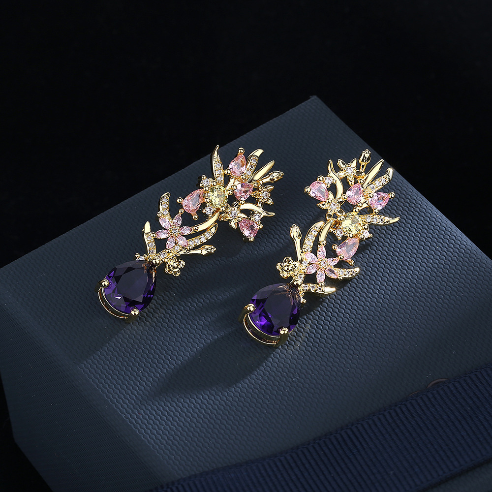 Overdreven Sfeer Zirkoon Bloem - Street Fashion Earrings recensie en prijs