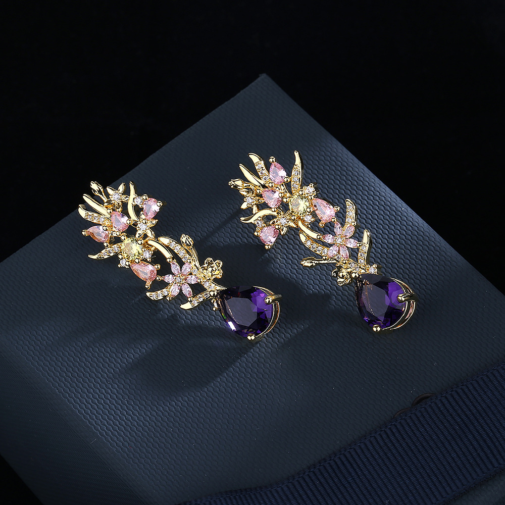 Overdreven Sfeer Zirkoon Bloem - Street Fashion Earrings recensie en prijs