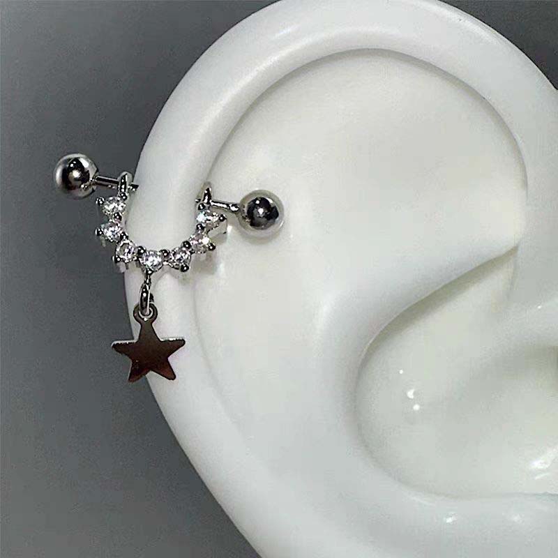 Sexy trendy zirkoon ster oorbe - Street Fashion Earrings recensie en prijs