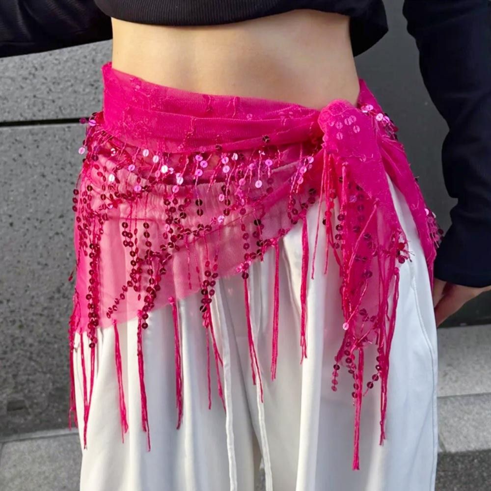 Mode Pailletten Buikdans Riem  - Street Fashion India recensie en prijs