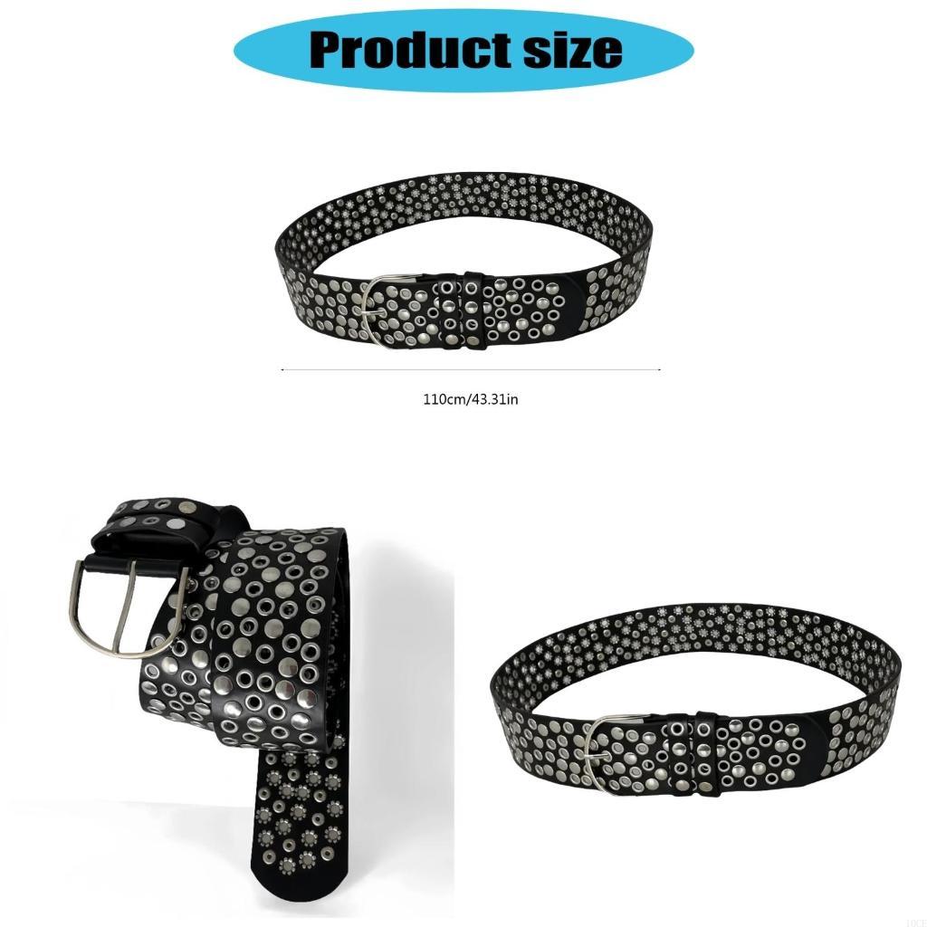 Punk Rivet Studded Belt met vo - Street Fashion Reference recensie en prijs