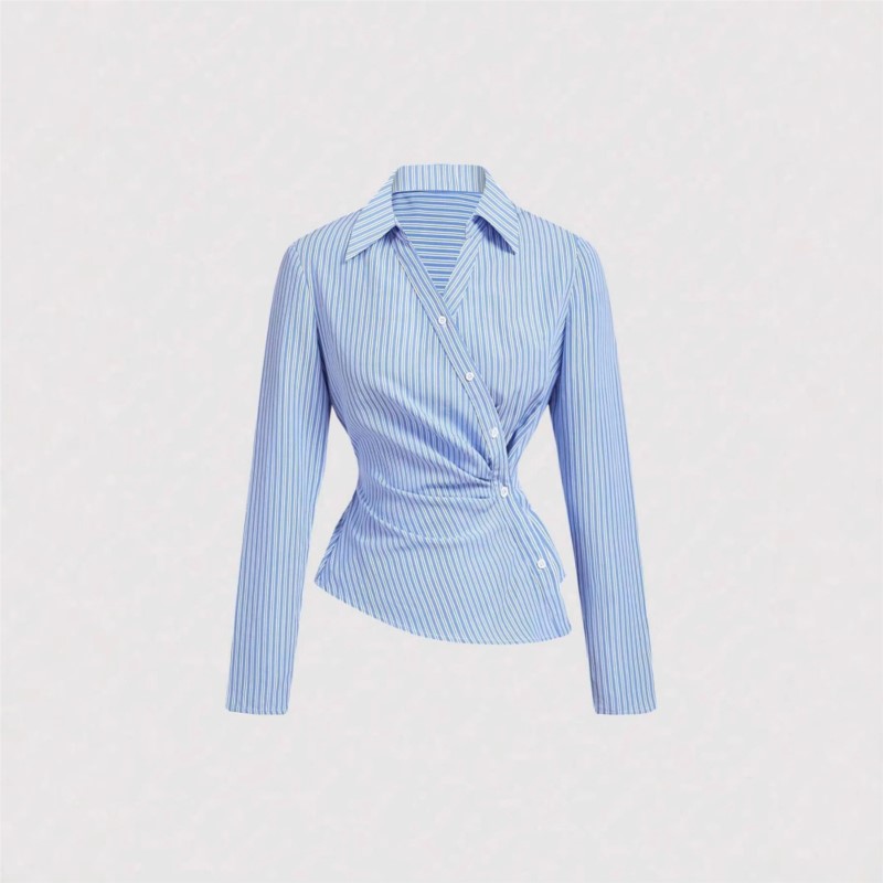 Mode gestreept overhemd voor d - Street Fashion China Girl recensie en prijs