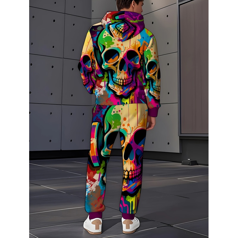 Modieuze set met skeletpatroon - Street Fashion Style recensie en prijs