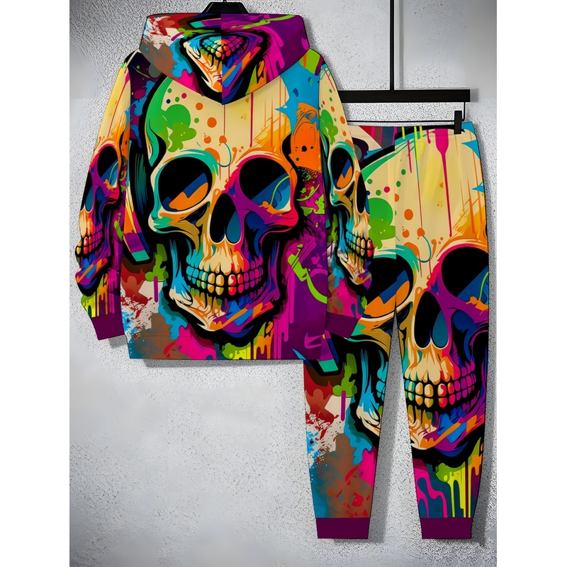 Modieuze set met skeletpatroon - Street Fashion Style recensie en prijs