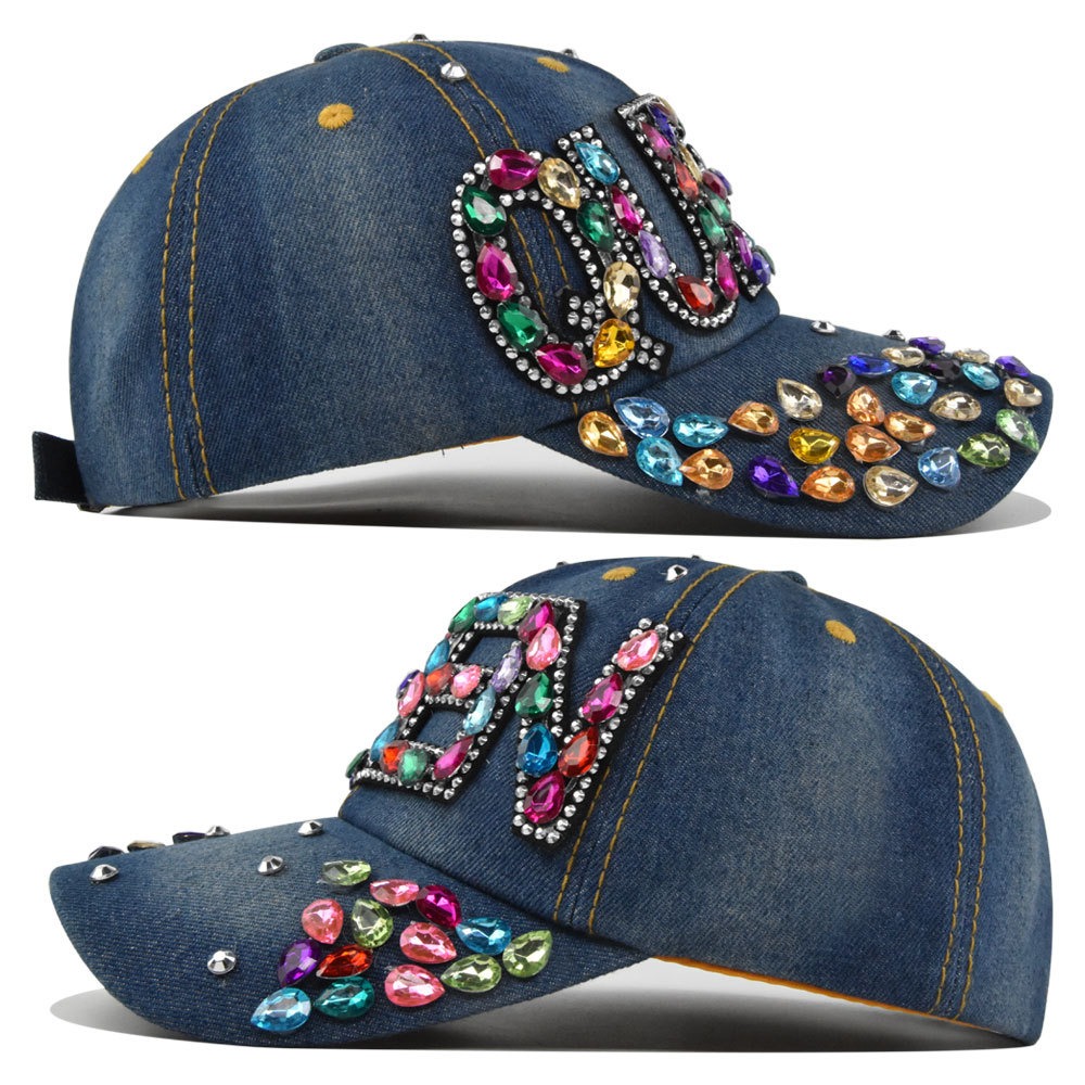 Koningin Strass Denim Baseball - Queen Street Fashion recensie en prijs