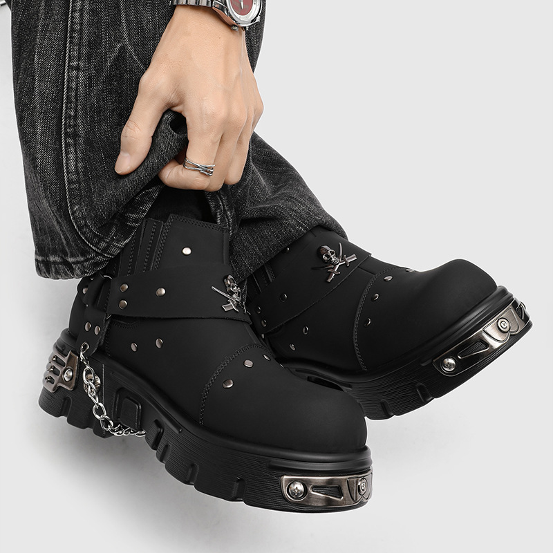 Rock Punk Metal Patchwork Moto - Street Fashion Style Male recensie en prijs