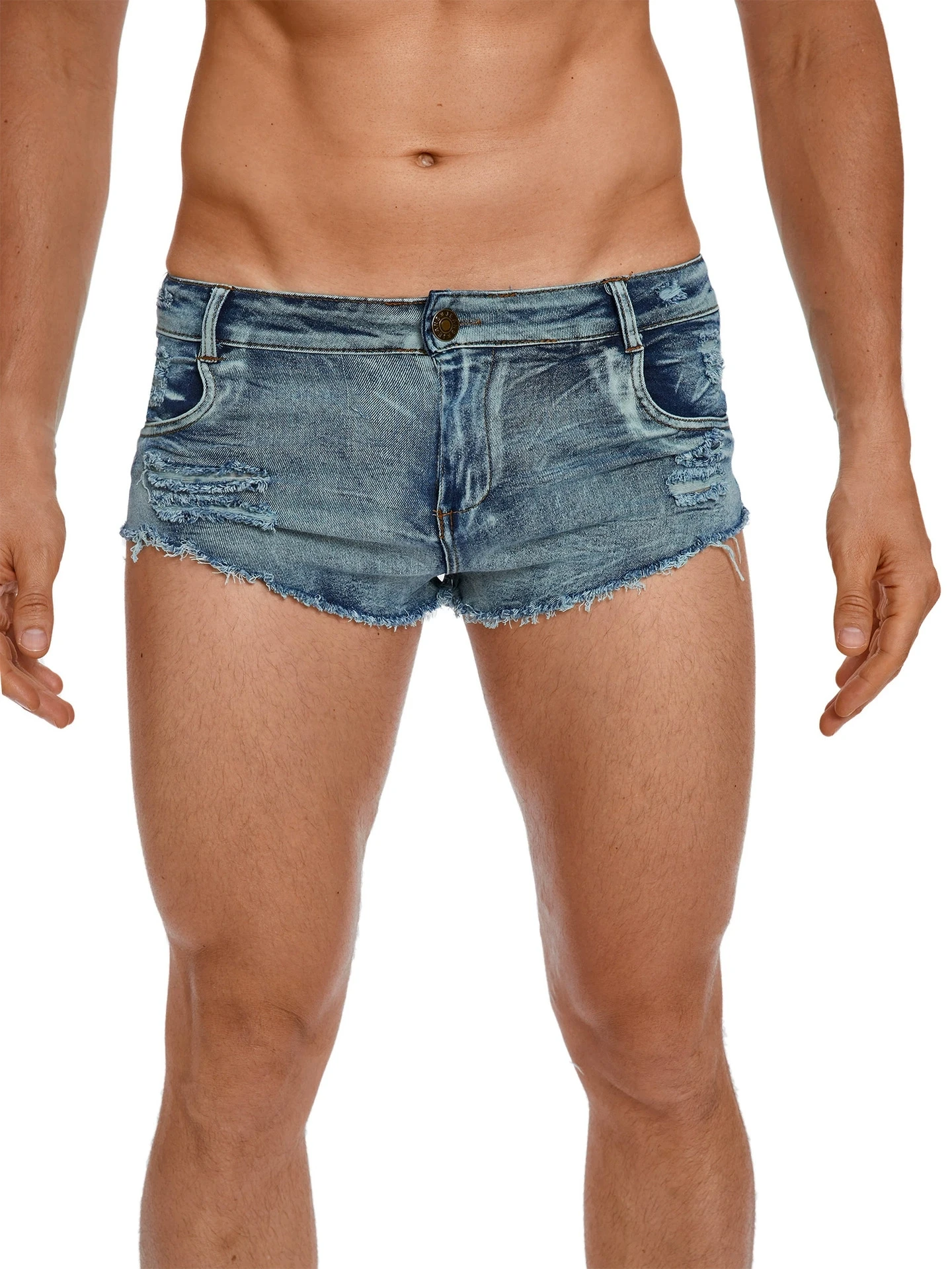 Heren jeansshorts met lage tai - Street Fashion Jeans recensie en prijs